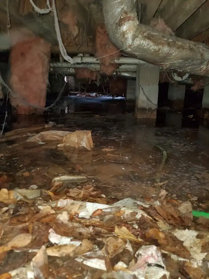 Crawl space flood assessment for Commercial Water Damage Restoration in Straban