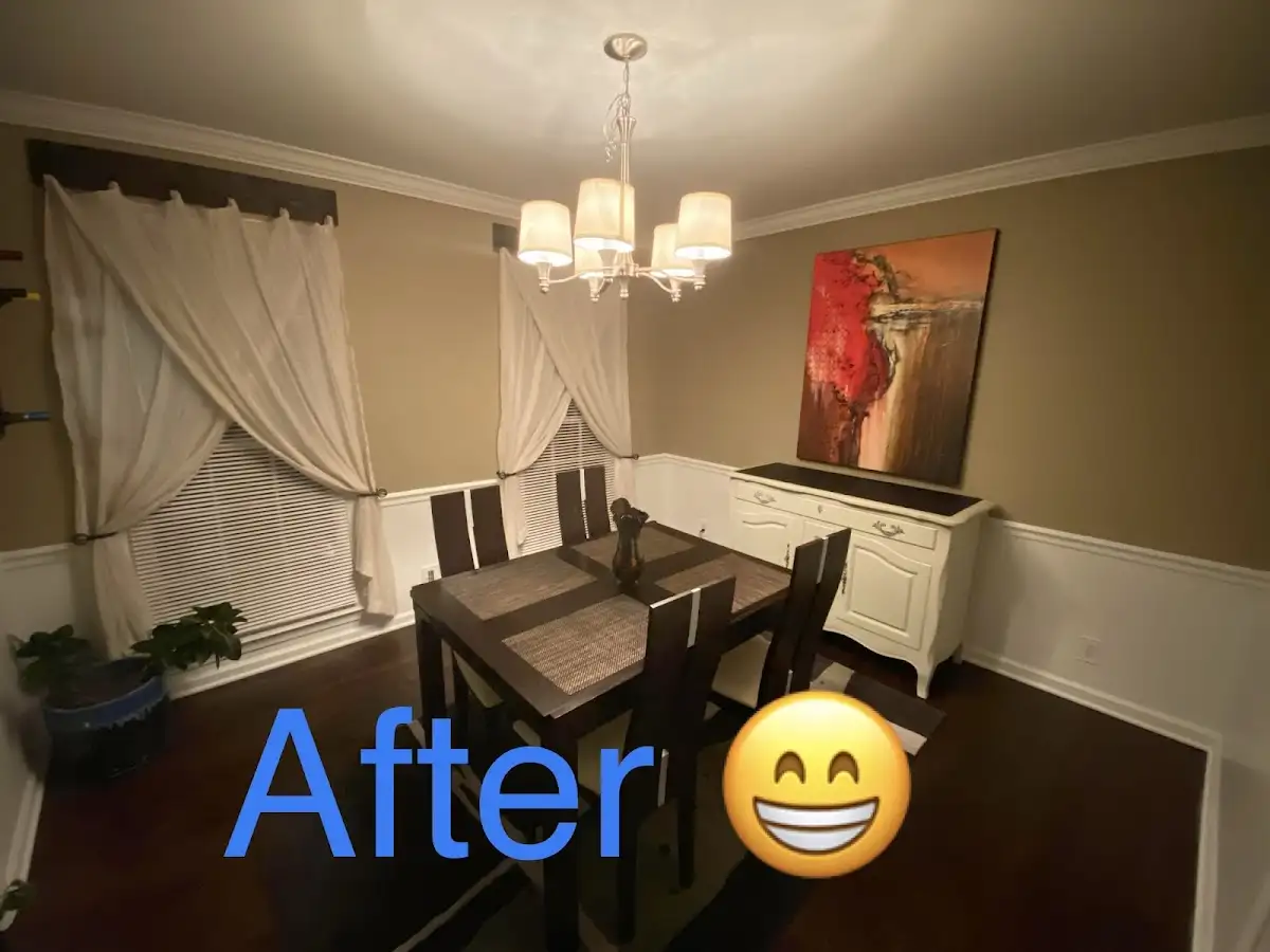 Professional dining room restoration after water damage in Straban