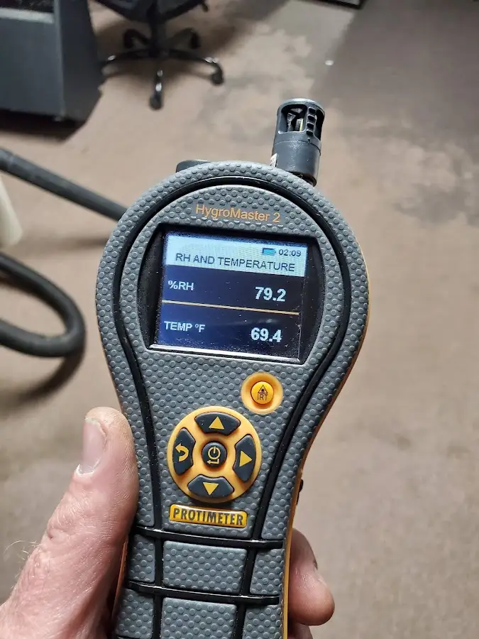 Moisture meter humidity assessment for Mold Remediation & Removal in Straban